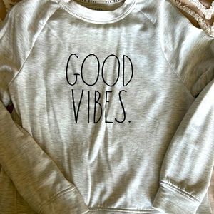 Rae Dunn GOOD VIBES 😎 sweatshirt